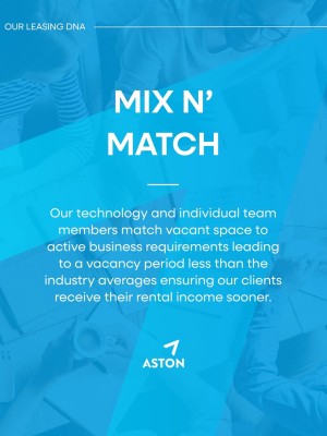 At Aston, we use smart technology and sharp local insight to match tenants with spaces faster than the industry average,…